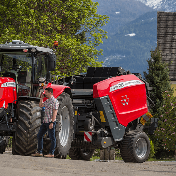 Zmiennokomorowa prasa rolująca Massey Ferguson